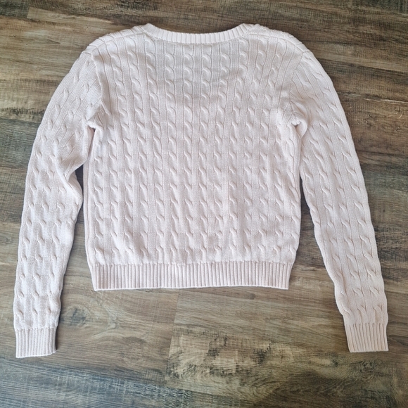 Brandy Melville Cropped Cable Knit Sweater size Small - Picture 11 of 12